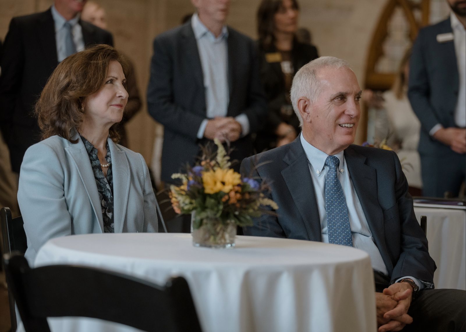Sherry and Lewis Hay attend an event.