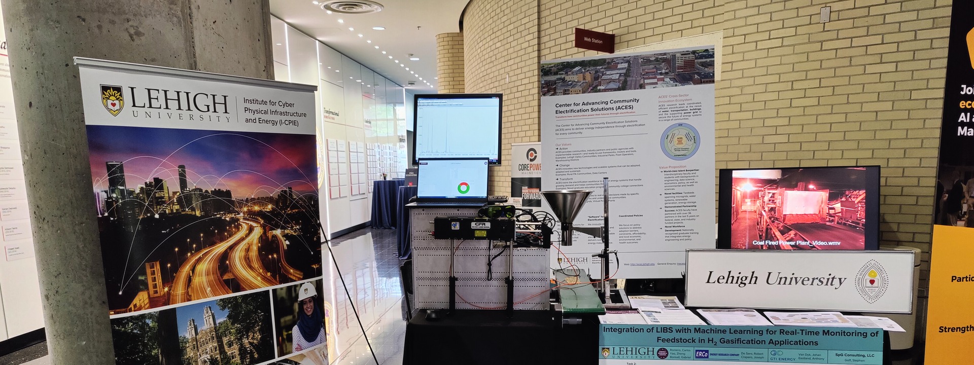 Lehigh's booth at the expo